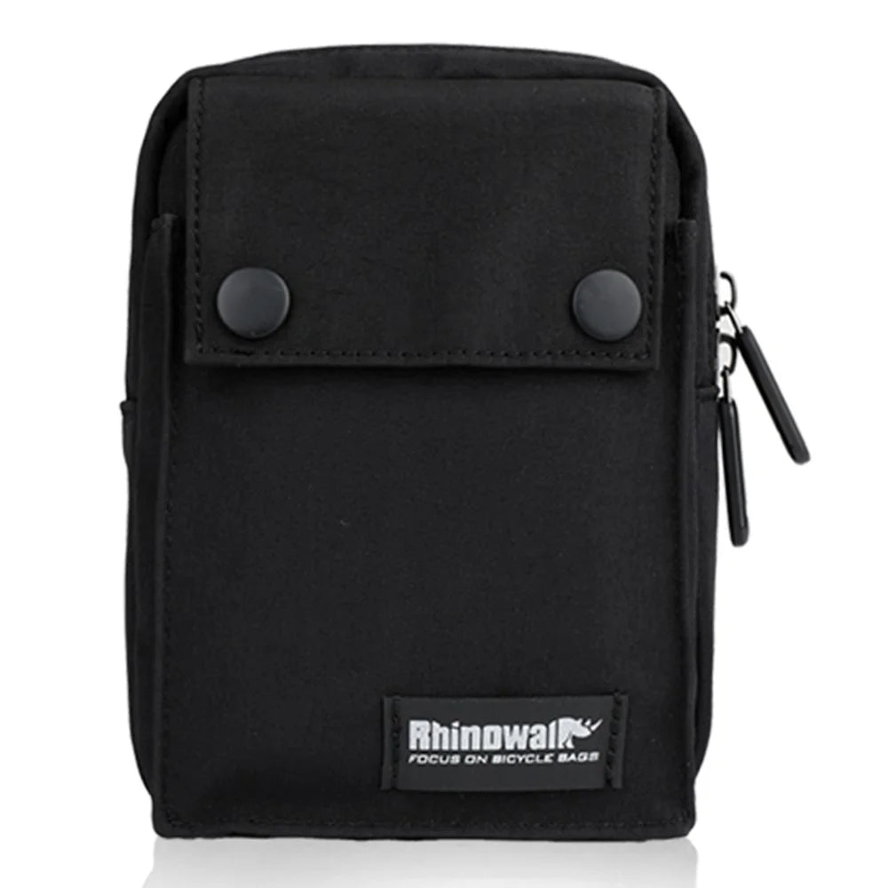 RHINOWALK X2010 1L Bike Handlebar Bag Waterproof Tool Bag Polyester Storage Bag - Black - 1
