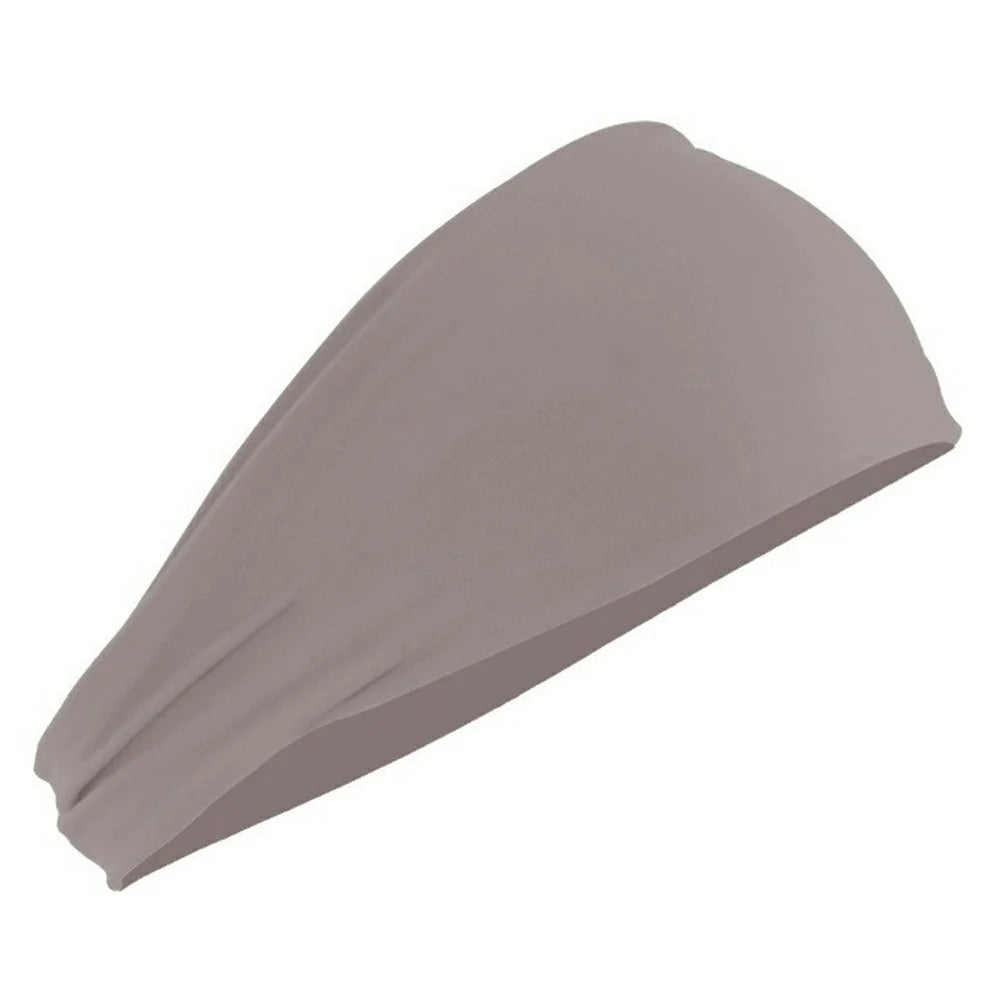 YF-HJ012 Quick Dry Yoga Headband Sweat Absorbing Hairband for Outdoor Sports  /  Fitness  /  Cycling - Driftwood Brown - 1