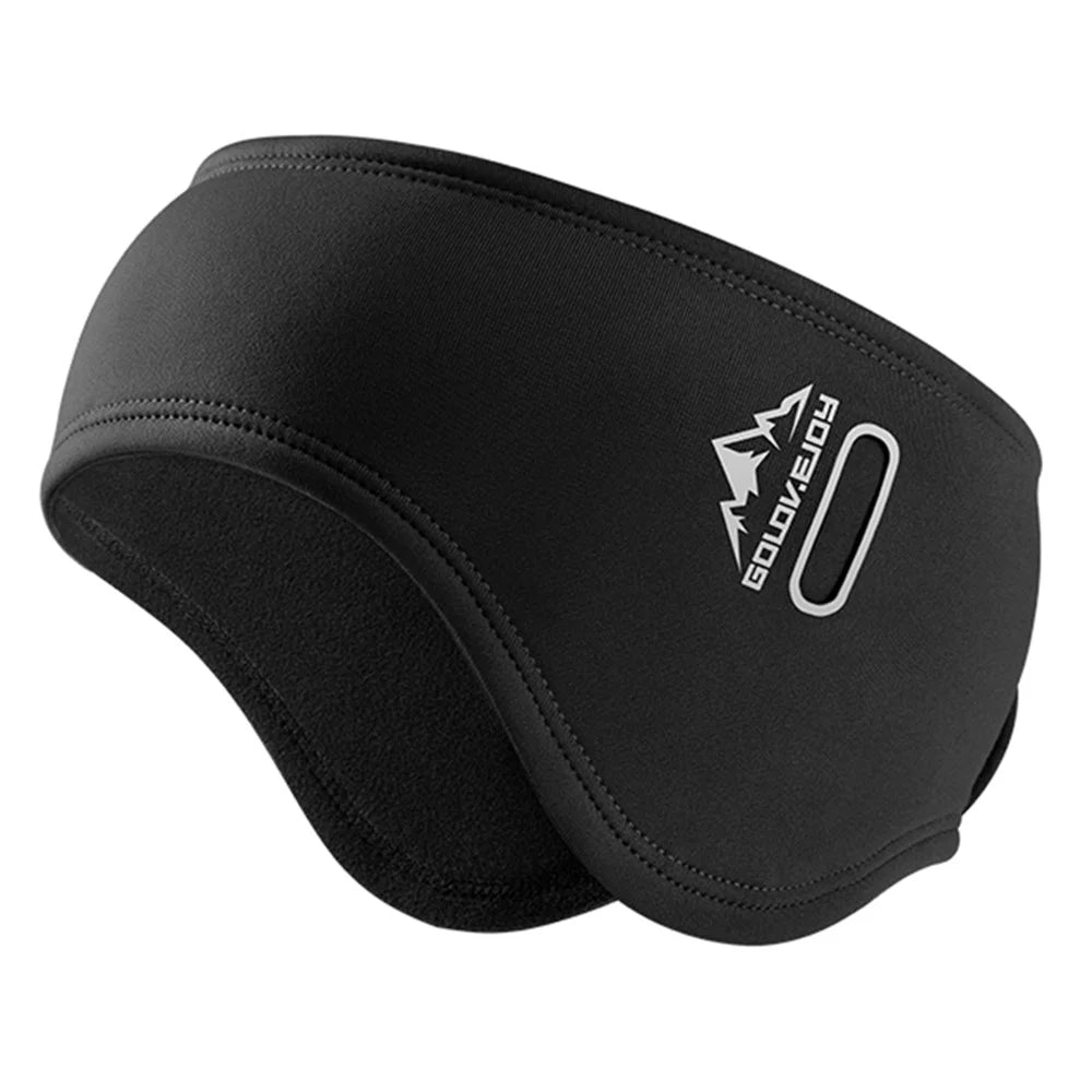 GOLOVEJOY DEZ39 Winter Earmuffs Outdoor Sports Windproof Thicken Ear Protection Headband - Black - 1