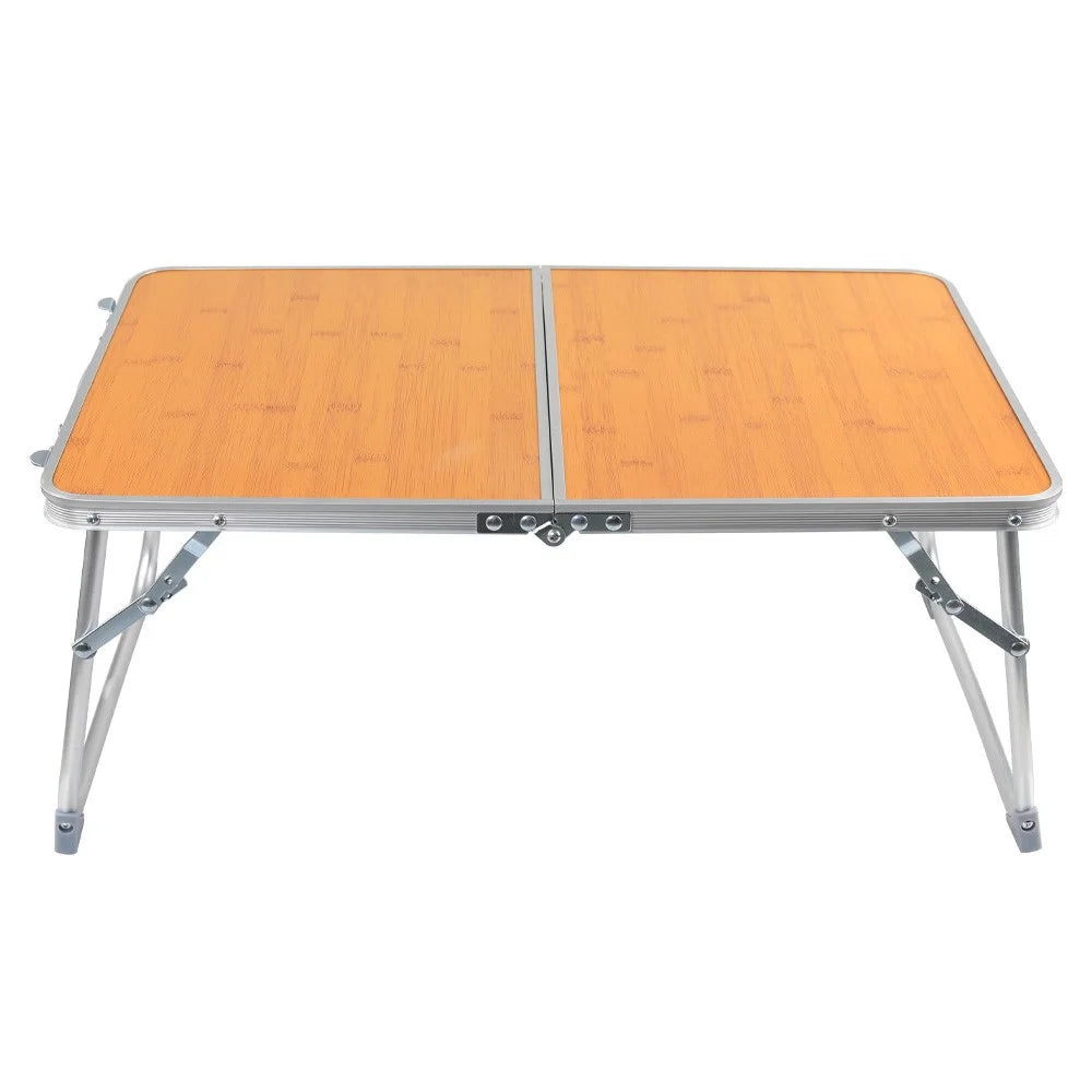 AOTU AT6771 Outdoor Camping Picnic Portable Folding Table MDF Board + Aluminum Alloy Small Table - 6