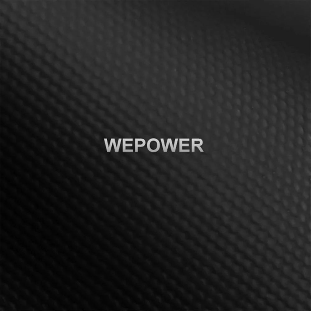 WEPOWER 1261 Travel Backpack Waterproof Nylon Shoulder Bag with External USB Port, 43x13x29cm - Black - 5