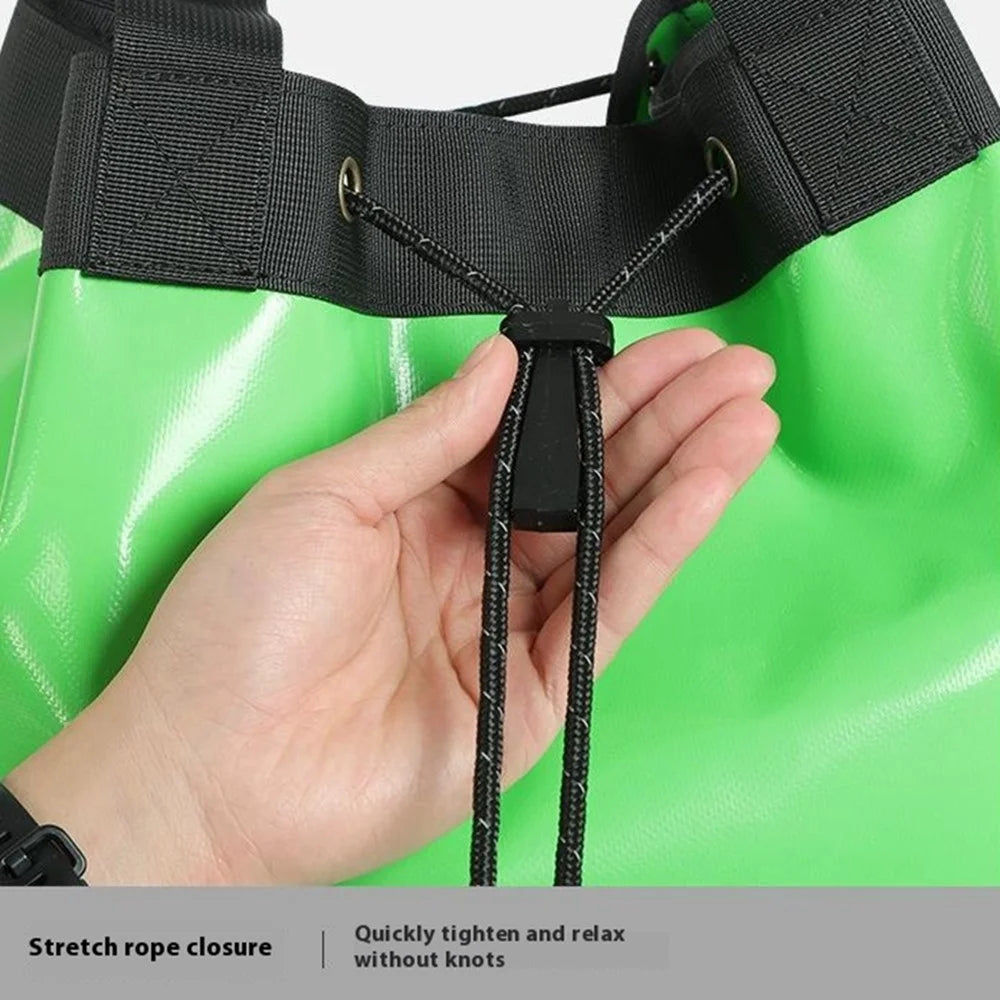 XINDA XD-BAG21 30L Rock Climbing Rope Storage Bag Water Draining Hole Design Hiking Backpack - Green - 5