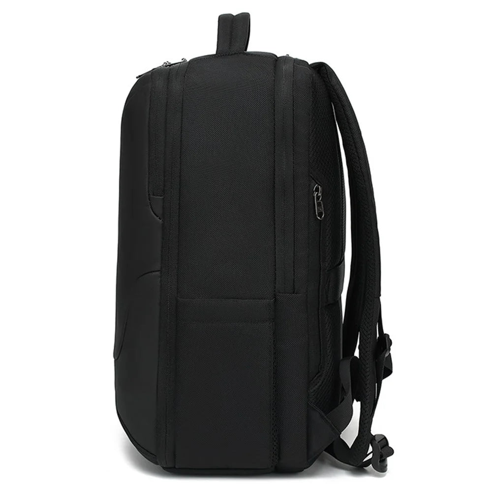 COOLBELL CB-8273 Men Business Travel Backpack Anti-Splash Large Capacity Laptop Dual Shoulder Bag - Black - 3