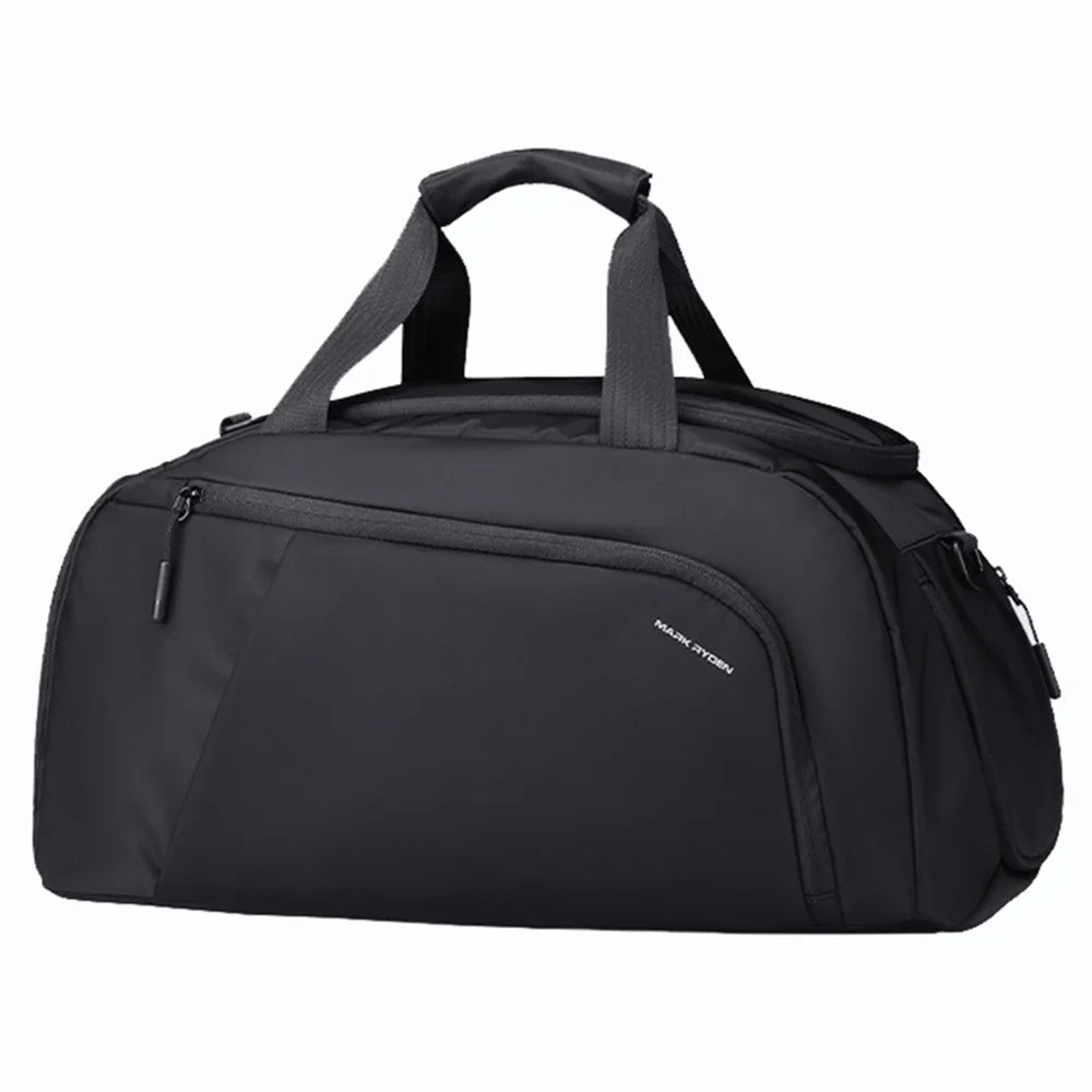 MARK RYDEN MR5226 30L Large Capacity Gym Bag Duffel Bag with Shoulder Strap for Sports / Travel - Black - 1