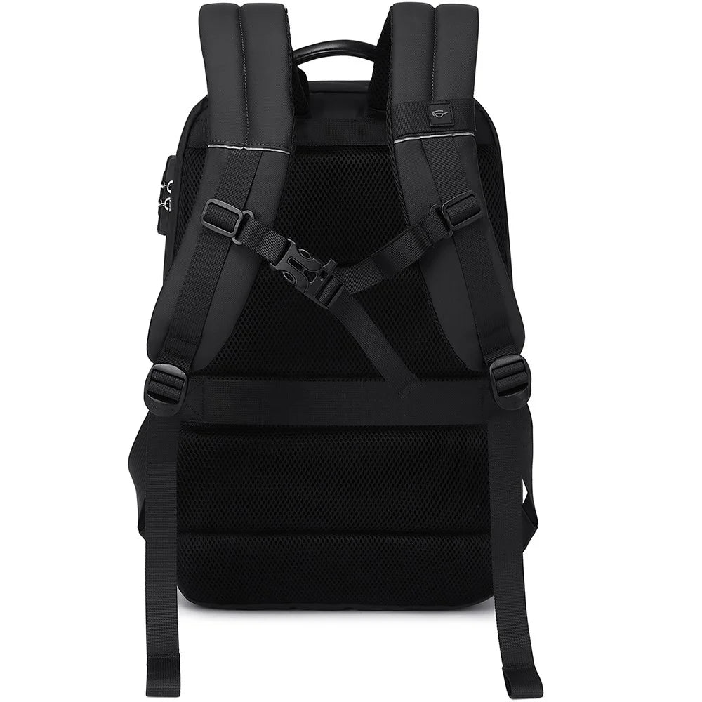 COOLBELL CB-8311 Anti Theft Backpack for 15.6 Inch Laptop Waterproof Large Capacity Travel Shoulder Bag - Black - 4