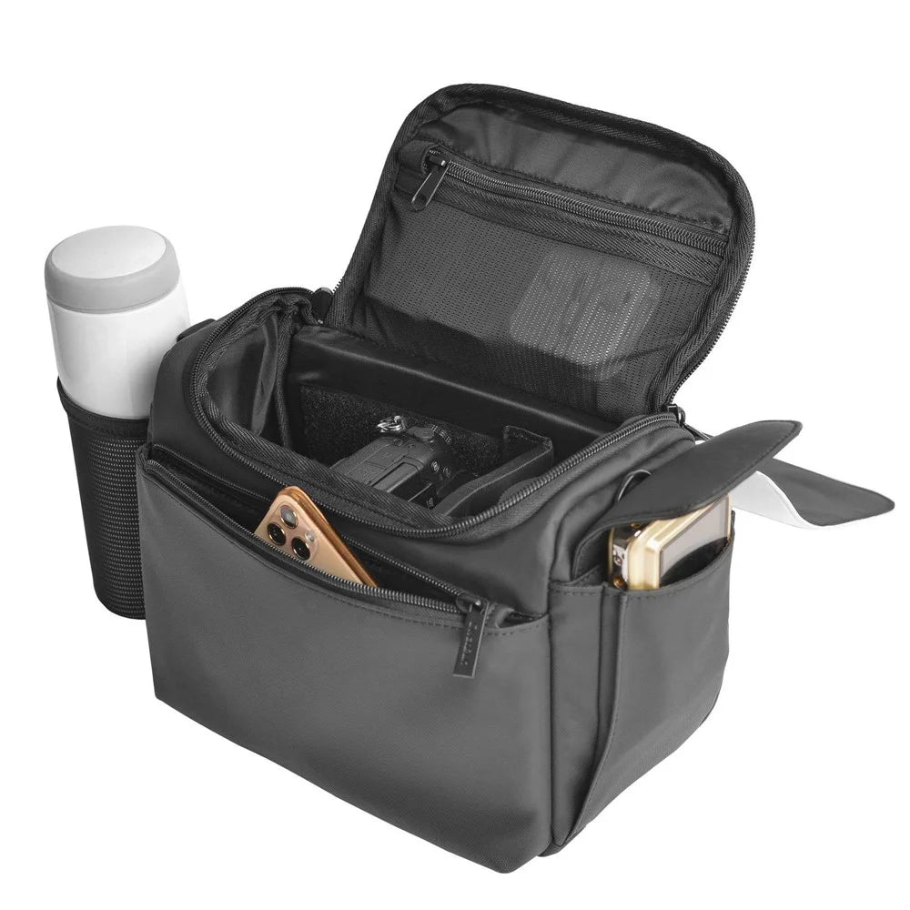 CWATCUN D73 DSLR Camera Shoulder Bag Waterproof Camera Handbag for Nikon Sony Lens Tripod - 2