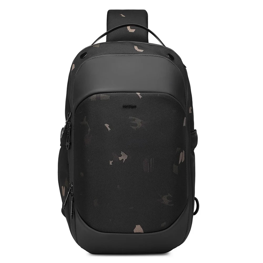 OZUKO 9731 Crossbody Shoulder Bag Oxford Cloth Waterproof Chest Bag - Camouflage - 1