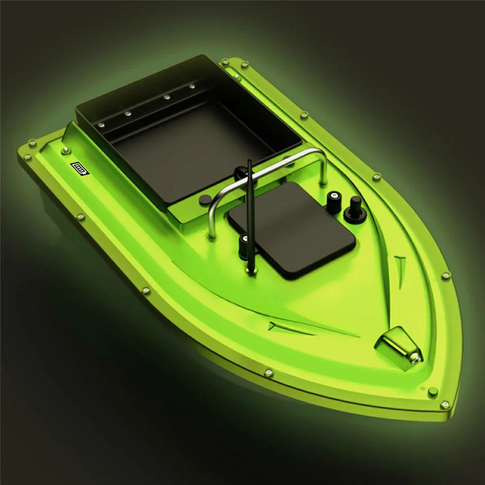D26 GPS Positioning Self Return 2kg Load Remote Control Automatic Fish Bait Boat with Light (CE Certified) - EU Plug - 1