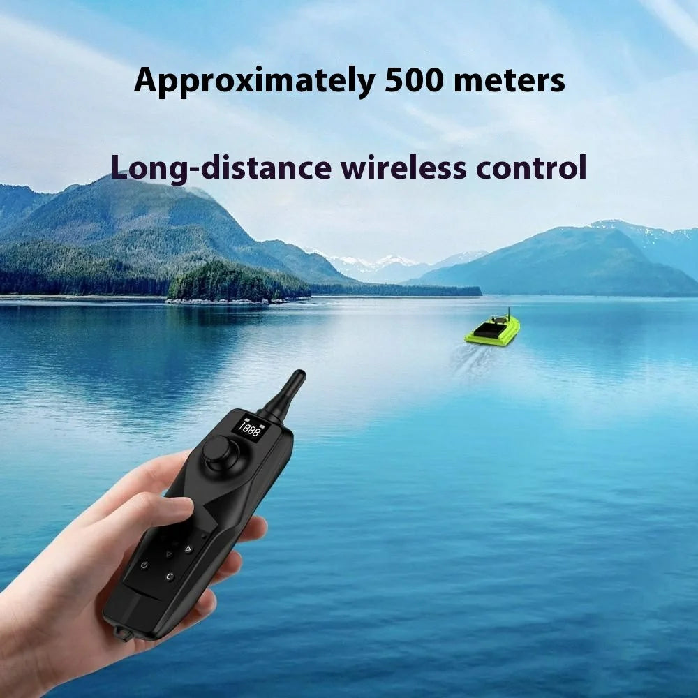 D26 GPS Positioning Self Return 2kg Load Remote Control Automatic Fish Bait Boat with Light (CE Certified) - EU Plug - 4