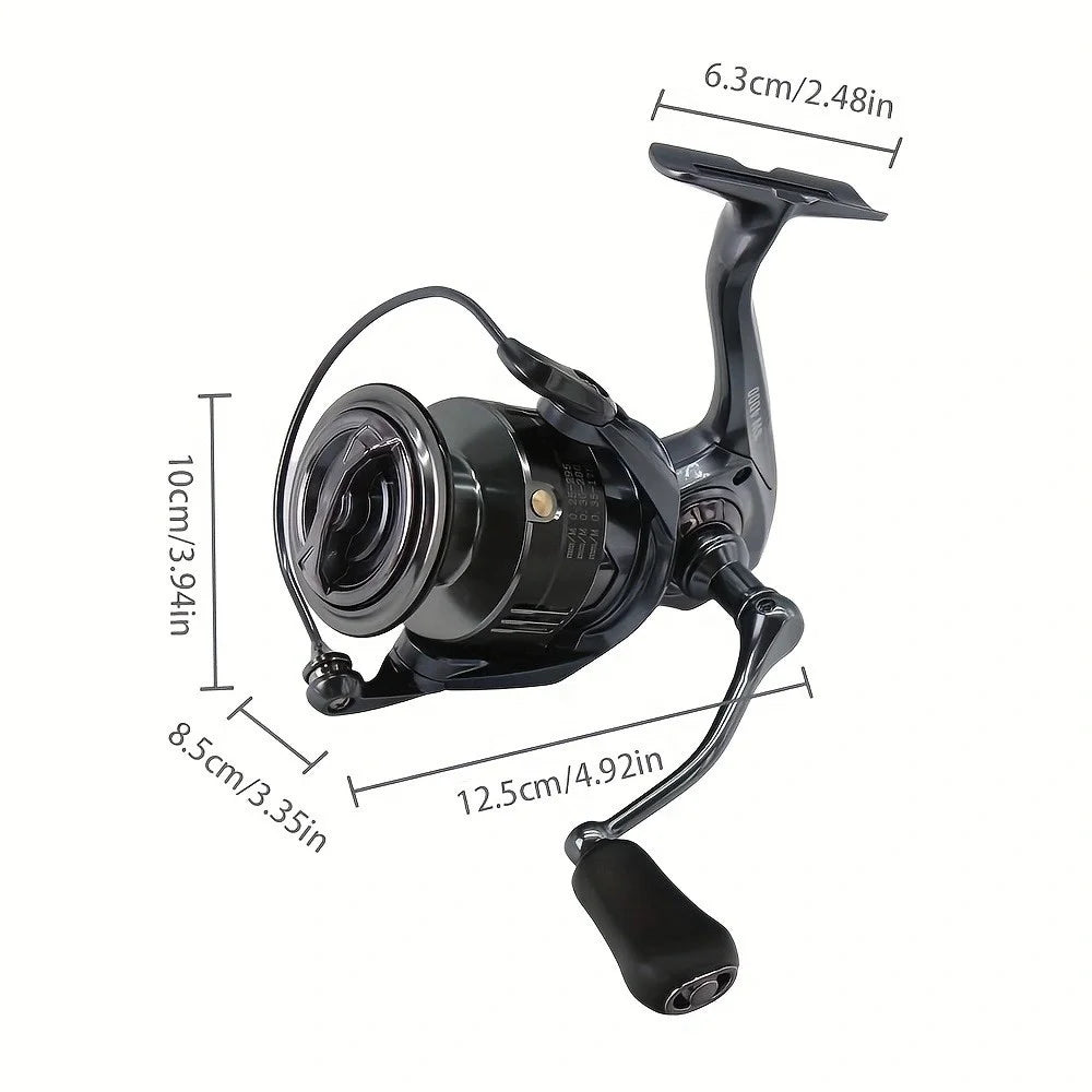 A510 SW1000 5+1BB 5:2:1 Portable Fishing Reel Lightweight Long Casting Spinning Reel - 6