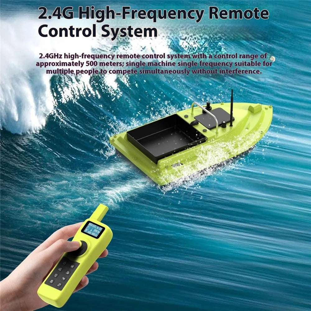 D36B GPS Positioning Fishing Bait Boat Auto Return 2.4G RC Speedboat with Sonar Sensor (with 5200mAh Battery) - US Plug - 2