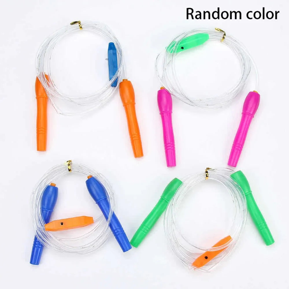 LED Light Up Jump Rope Glowing In The Dark Non-slip Skipping Rope Fitness Exercise - Random - 4