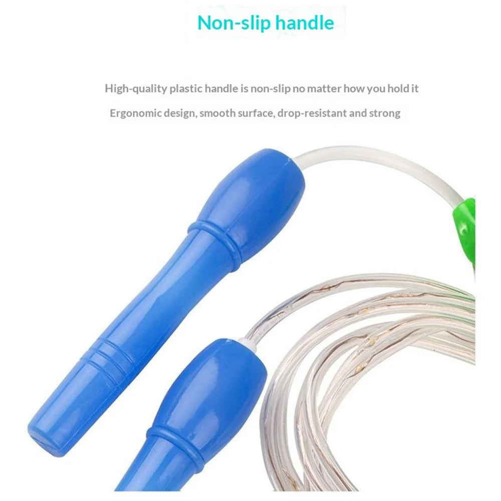 LED Light Up Jump Rope Glowing In The Dark Non-slip Skipping Rope Fitness Exercise - Random - 7