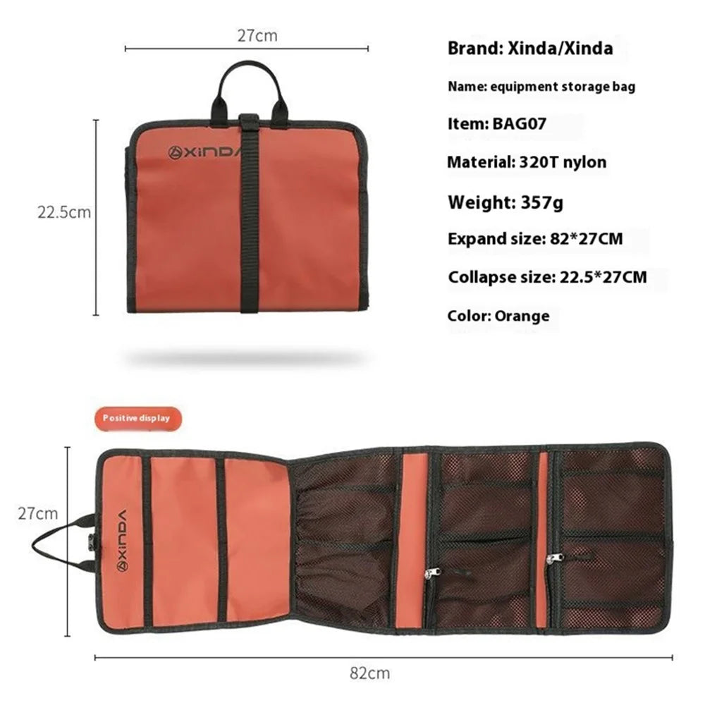 XINDA H-BAG07 Rock Climbing Gear Storage Bag Quickdraw Hanging Pouch for Carabiner, Climbing Tools - 7
