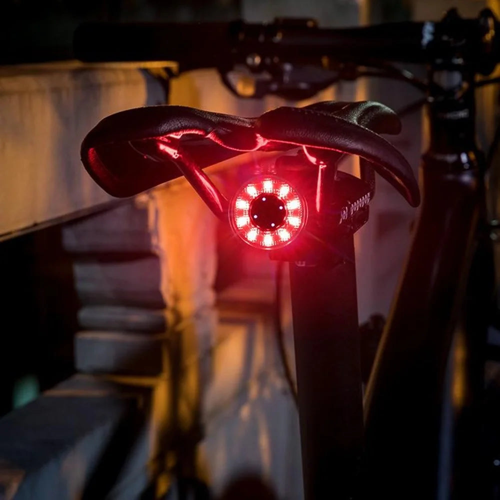 ROCKBROS Q1 Bike Tail Light Multi-Color LED Warning Lamp for Night Riding Road / Mountain Bike Cycling - 5