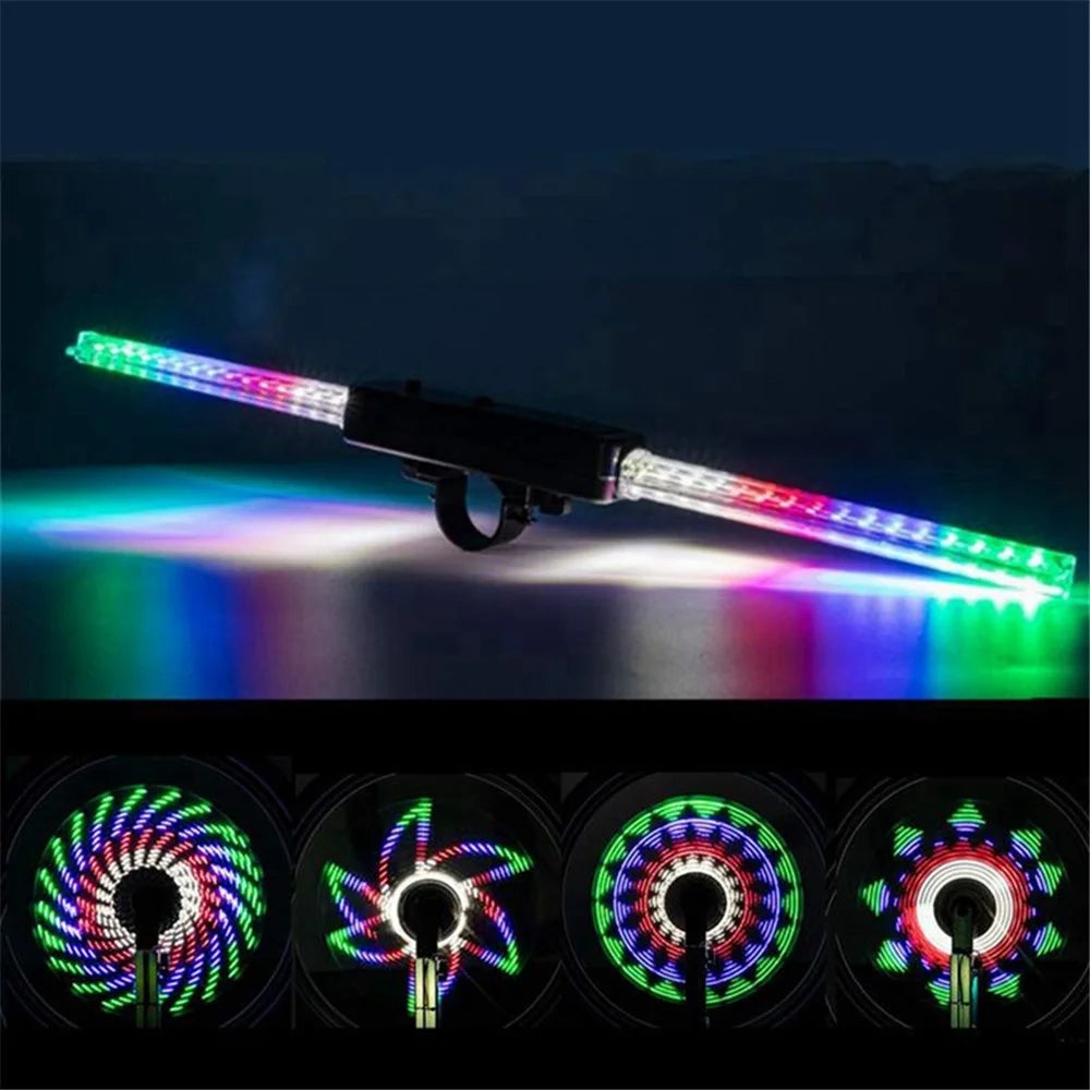 LEADBIKE LD35 Battery Powered Mountain Bike Wheel LED Light Safety Road Bicycle Bright 30 Patterns Tire Light (Battery Not Included) - 5