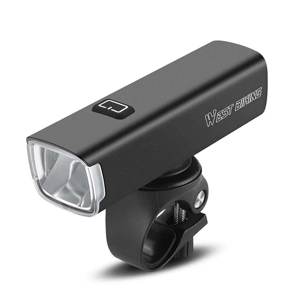 WEST BIKING YP0701353 Smart Vibration Induction Bike Headlight IP65 Waterproof High Brightness Bicycle Lamp - 1