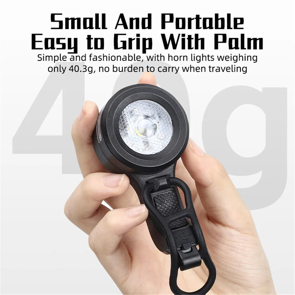 WEST BIKING YP0701362 Children Bicycle Light Electric Bell ABS Waterproof Colorful Light Warning Horn - 6