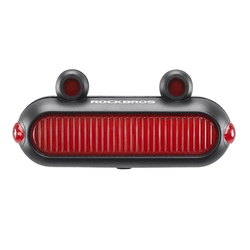 ROCKBROS RFL02 LED Bike Tail Light Frog Bicycle Rear Cycling Safety Flashlight Brake Light - Black - 2