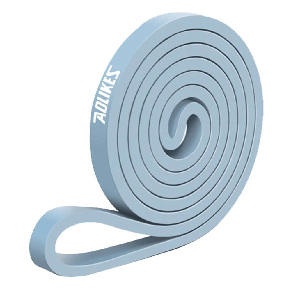 AOLIKES 3612 2080x4.5x7mm 5-15lb Resistance Band Workout Stretch Band for Muscle Strength Training - Blue - 1