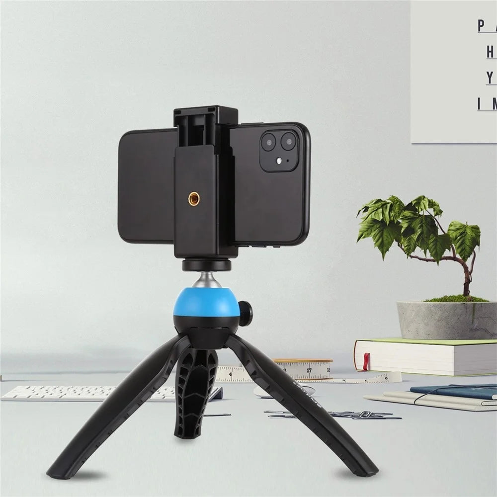 PULUZ PU448 1 / 4 Screw Hole Phone Clamp Tripod Connector Retractable Plastic Phone Clip - 2