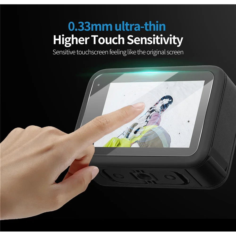SUNNYLIFE GO-BHM881 1 Set For GoPro Hero 13 Tempered Glass Lens Film + Front and Back Screen Film - 4