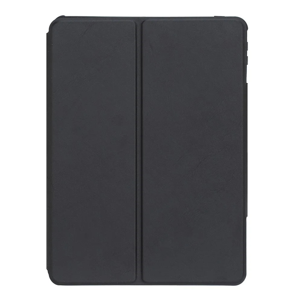 YL13 For iPad Pro 11 (2024) PU+Acrylic Rotary Stand Tablet Cover with Round Key Keyboard - Black - 2