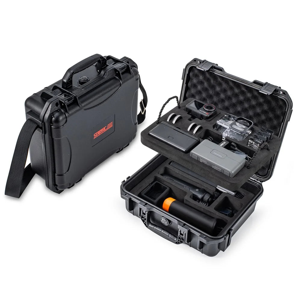 STARTRC 1151770 For DJI Osmo Action 5 Pro Waterproof PP Carrying Case Camera Tote Storage Box - 1