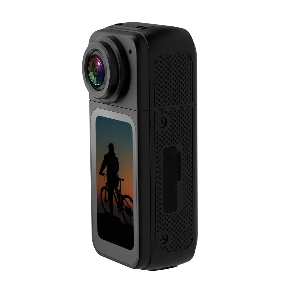 S70 Thumb Camera Rotation Lens WiFi DV Camera 2.7K HD First Person View Sports Cycling Pet Camera - Black - 1