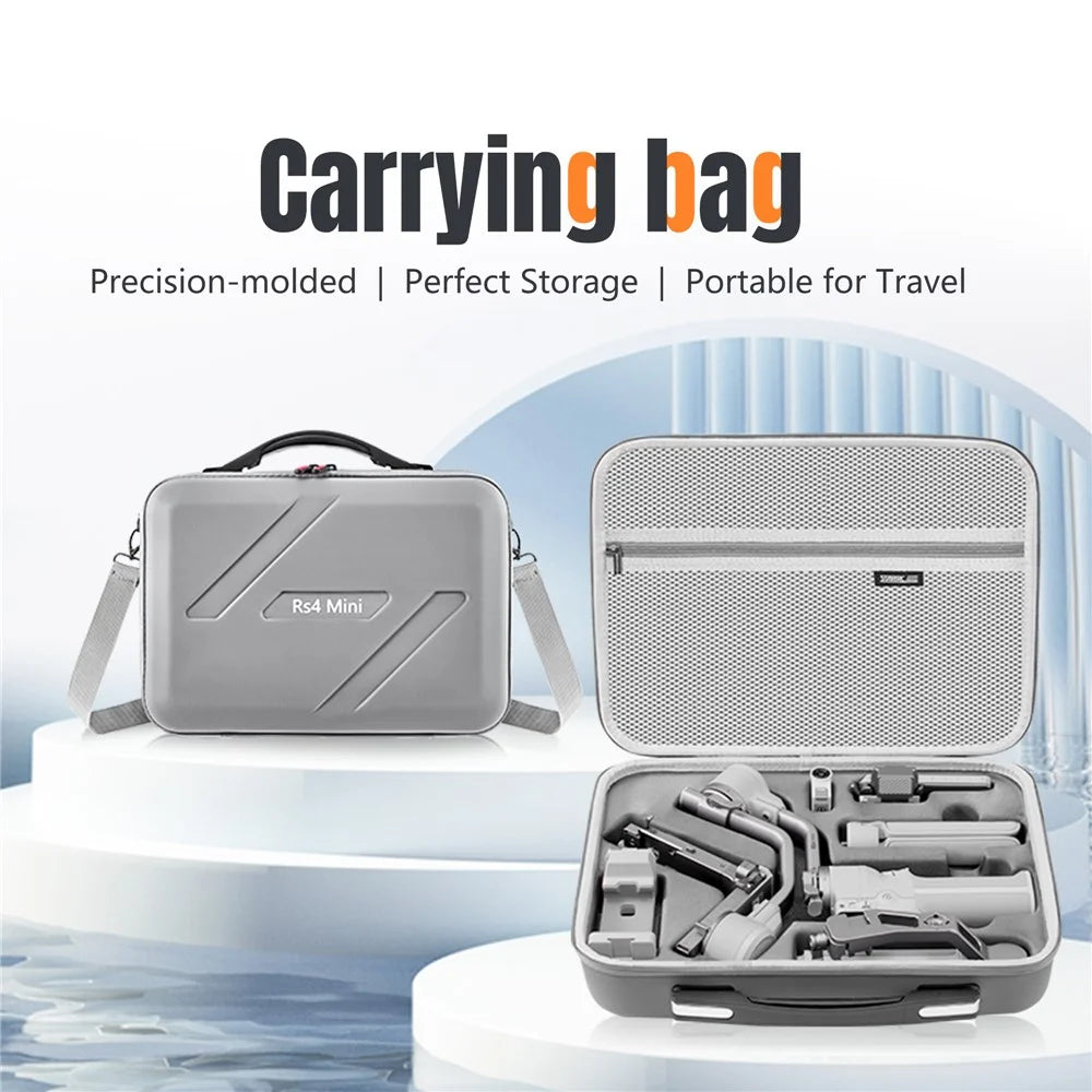 STARTRC 12160021 For DJI RS 4 Mini Stabilizer Handheld Storage Bag Carrying Case with Shoulder - 2