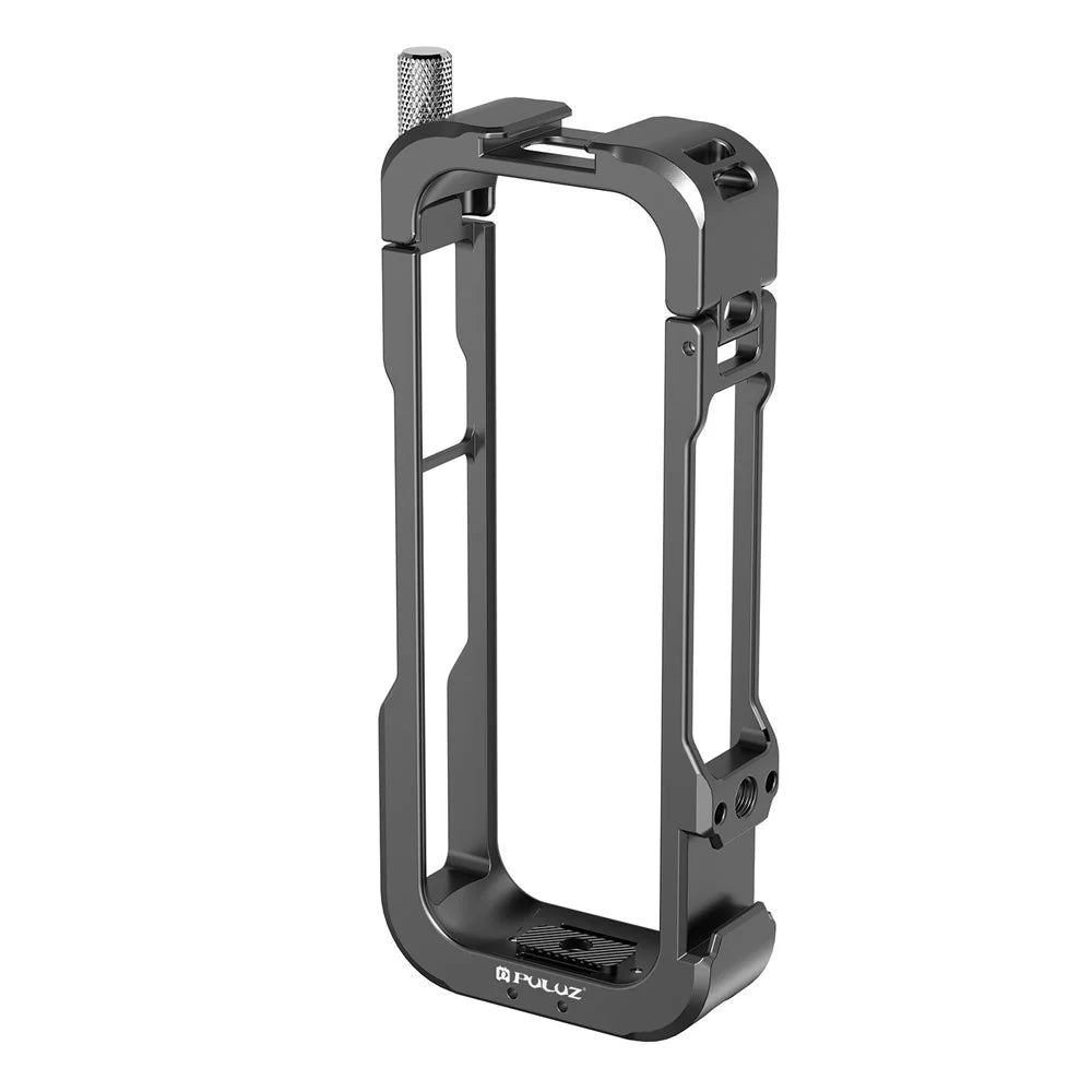 PULUZ PU981B For Insta360 X4 Aluminum Alloy Protective Cage Expansion Frame with Lens Cap - 2
