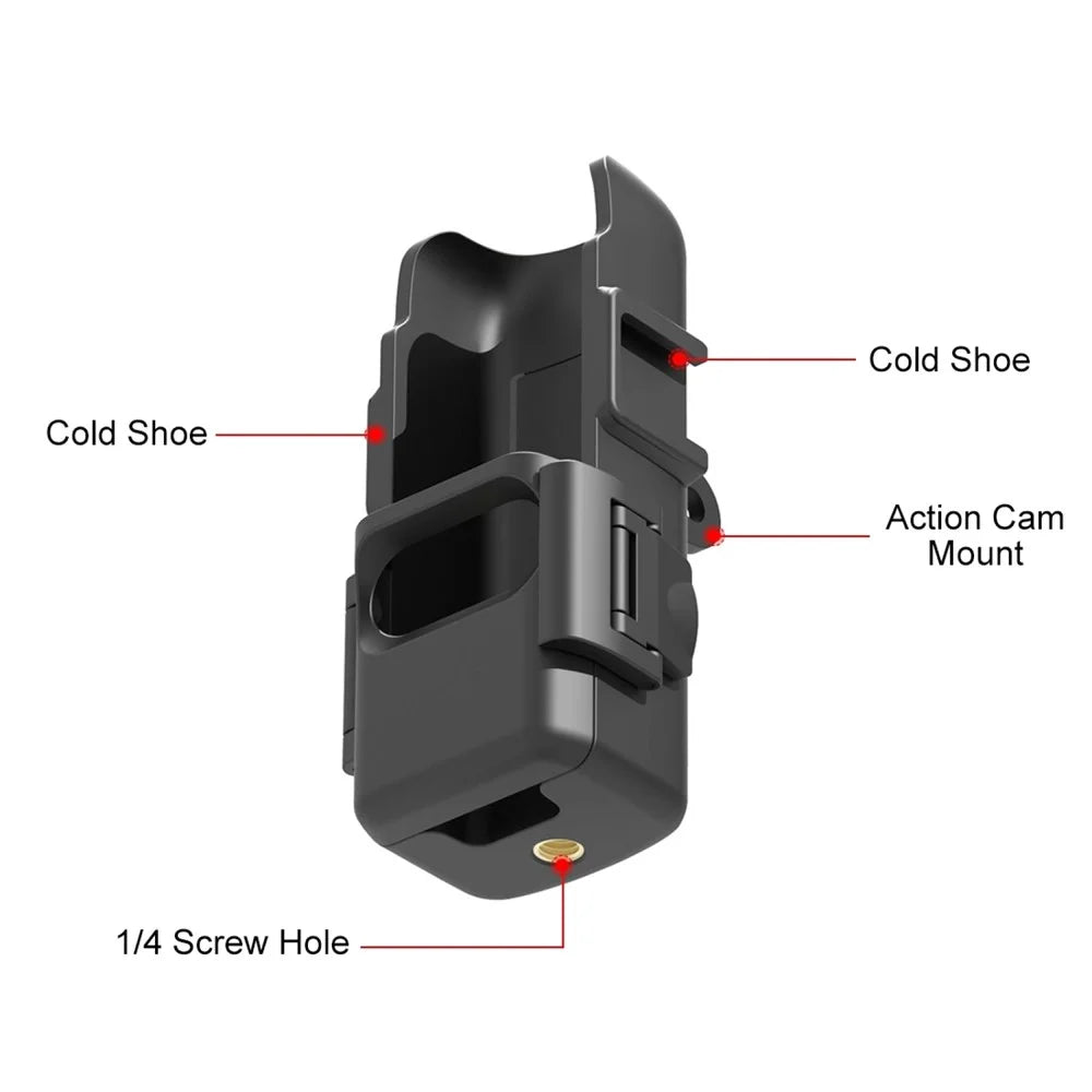 PULUZ PU898B For DJI Osmo Pocket 3 Protective Frame ABS Extension Adapter Bracket - 6