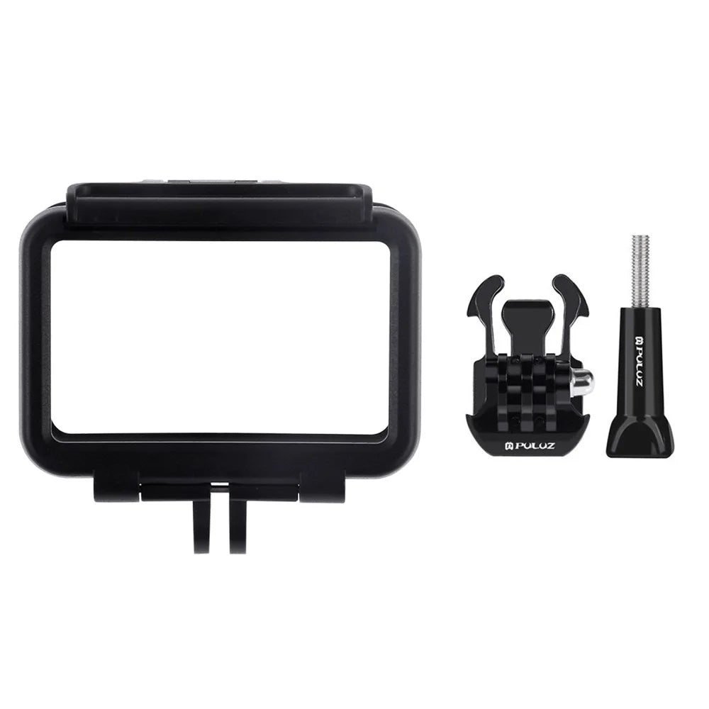 PULUZ PU338B For DJI Osmo Action Protective Frame ABS Anti Drop Shockproof Case - Black - 2