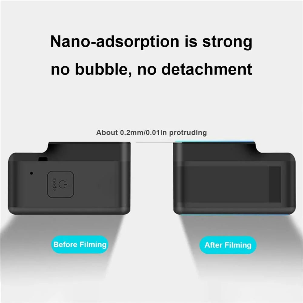 PULUZ PU422 For GoPro Hero 8 Lens + LCD Screen Protector 9H 2.5D Tempered Glass Film - 5