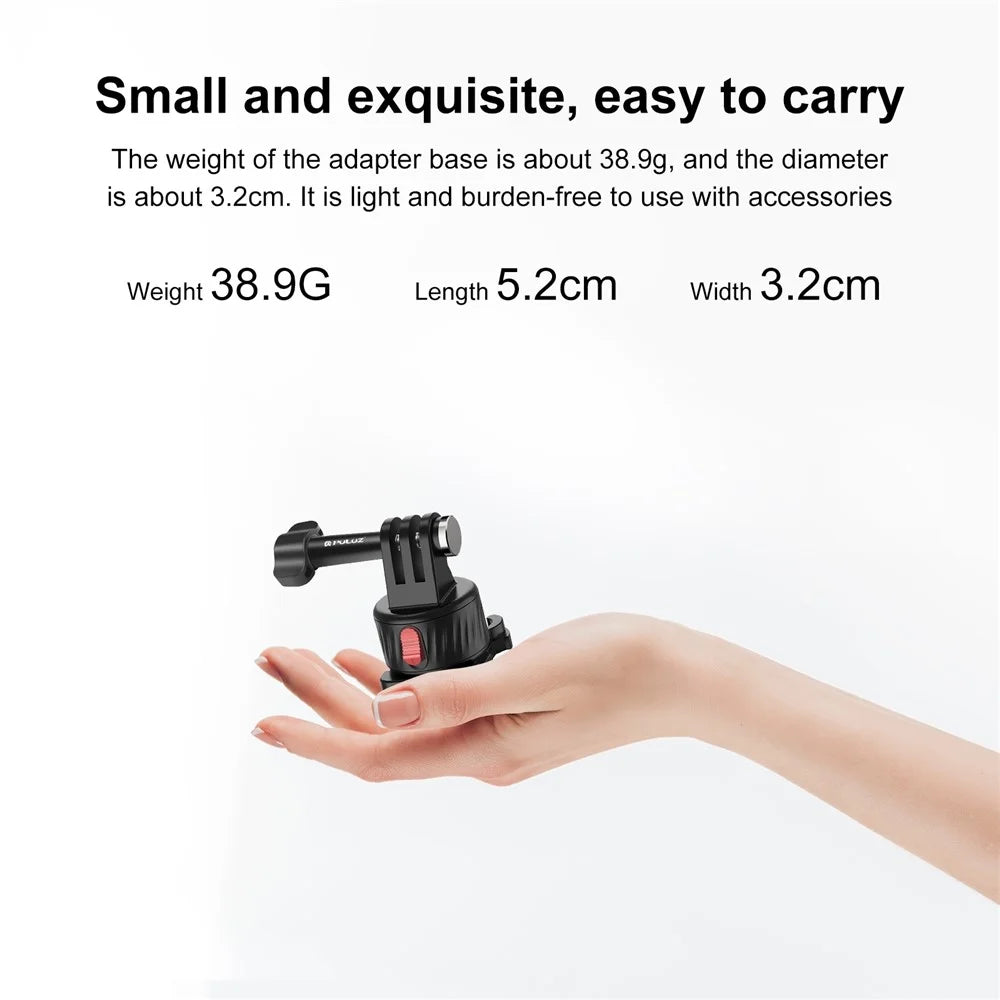 PULUZ PU707B For GoPro / Insta360 Action Camera Quick Release Magnetic Mount Connection Base - 5