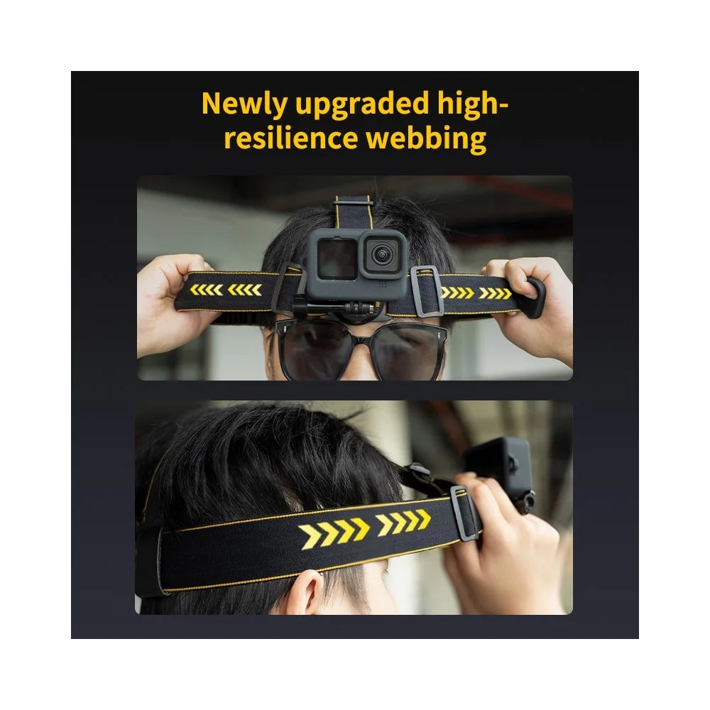 PULUZ PU1050B Magnetic Quick Release Head Strap for Action Camera POV Hands Free Shooting - 6