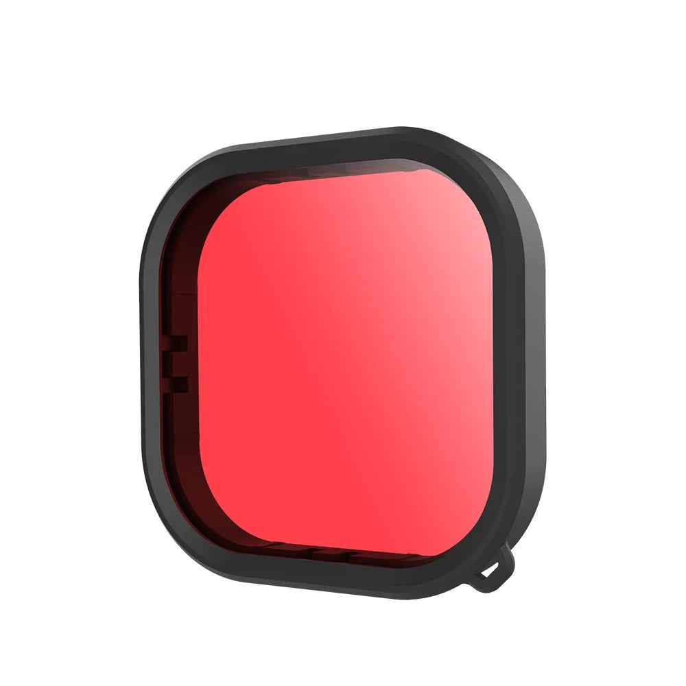 TELESIN GP-FLT-904 3 in 1 Waterproof Case Filters for GoPro Hero 9 / 10 / 11 Red / Pink / Purple Lens Filter Set - 6