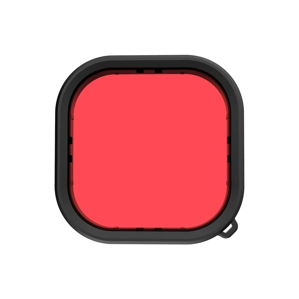 TELESIN AT1101 Action Camera Lens Color Filter Diving Filter for Gopro Hero 9 Housing Waterproof Case - Red - 1