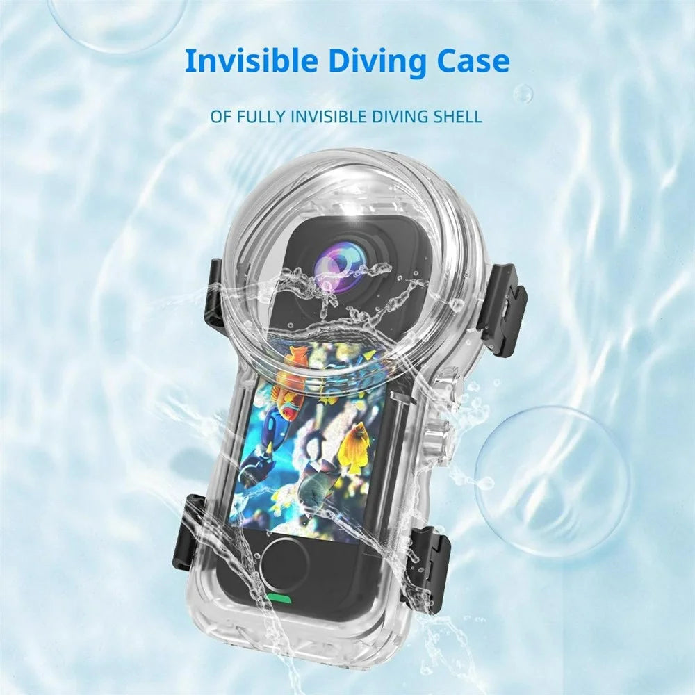 For Insta360 X4 Air Camera Invisible Diving Case 50m Waterproof Shell for Magnetic Quick Release Base - 5