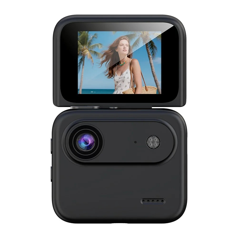 Y360 2.0 Inch Flip Screen Action Camera 4K HD Photo Video Recording Sports Cam for Vlogging  /  Outdoor Activities - Black - 2