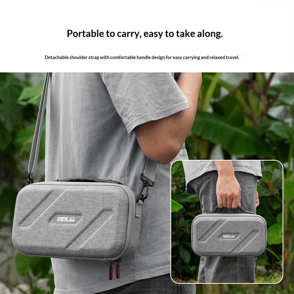 STARTRC For Insta360 X4 Air Action Camera Protective Bag Nylon Storage Case with Shoulder Strap - 4