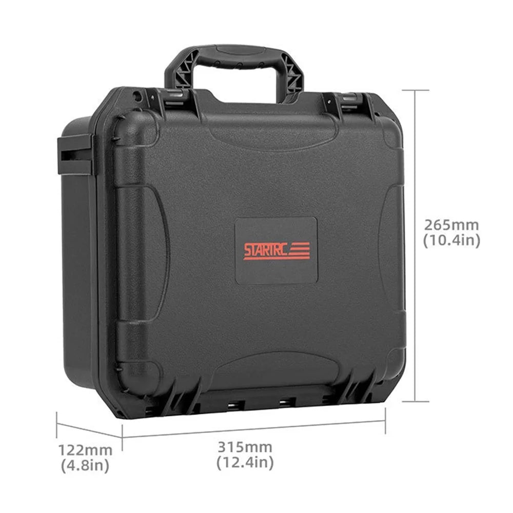 STARTRC For DJI Osmo Action 6 Shockproof Camera Case Double Layer Waterproof Storage Box - Dark Grey - 7