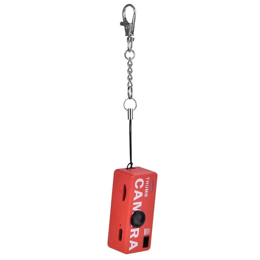 G6+ Mini Thumb Camera 0.96 Inch TFT Screen Wide Angle Pocket Video Recorder (without Memory Card) - Red - 6