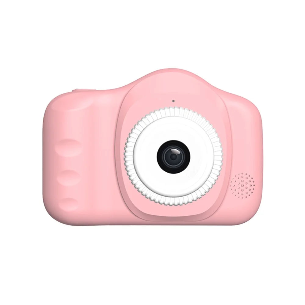 X600 3.5-inch Large Screen Kids Camera 1080P Digital Video Camera Educational Toys (without TF Card) - Pink - 1