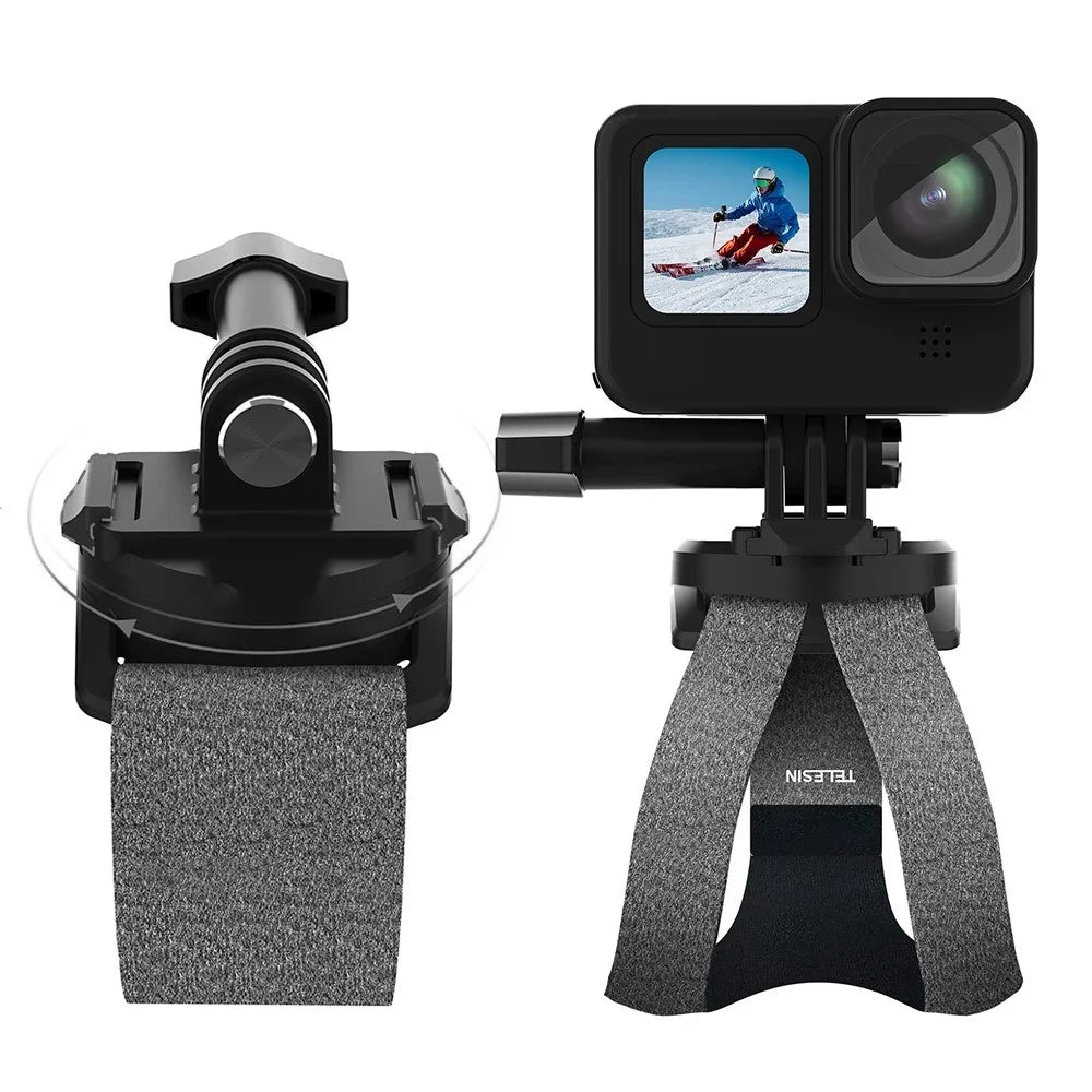 TELESIN GP-WFS-221 360 Degrees Rotation Wrist Hand Strap Camera Holder Mount Band for GoPro Hero 9 / 10 / 11 Action Camera - 1