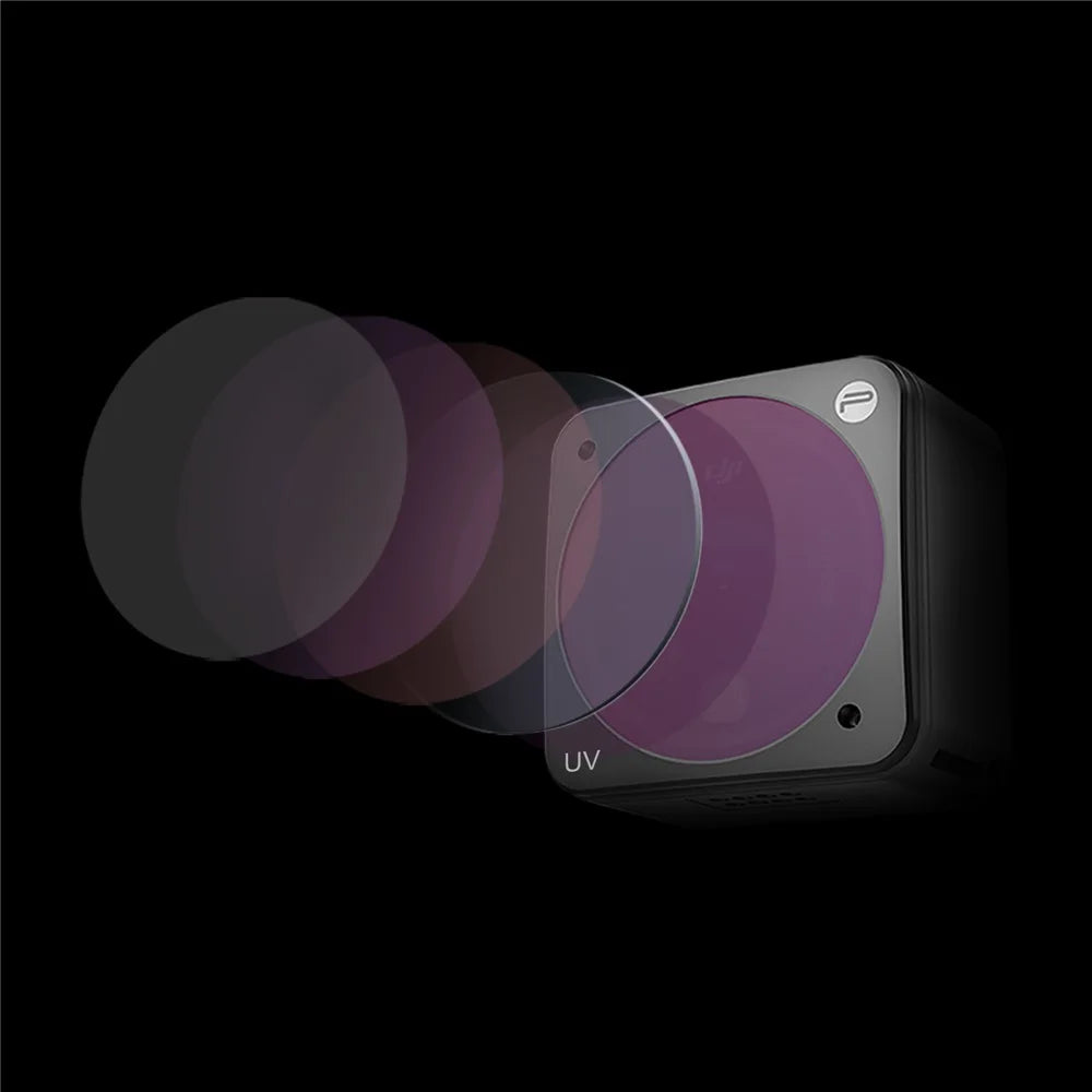 PGYTECH P-28A-010 Professional Optical Glass UV Protective Filter Camera Filter Accessories for DJI Action 2 - 7