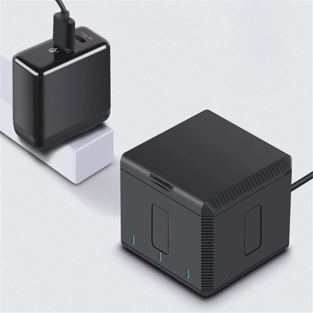 RUIGPRO AGDY39 Storage Type 3 Slots Battery Charging Box Fast Charger for DJI Osmo Action Camera - 2