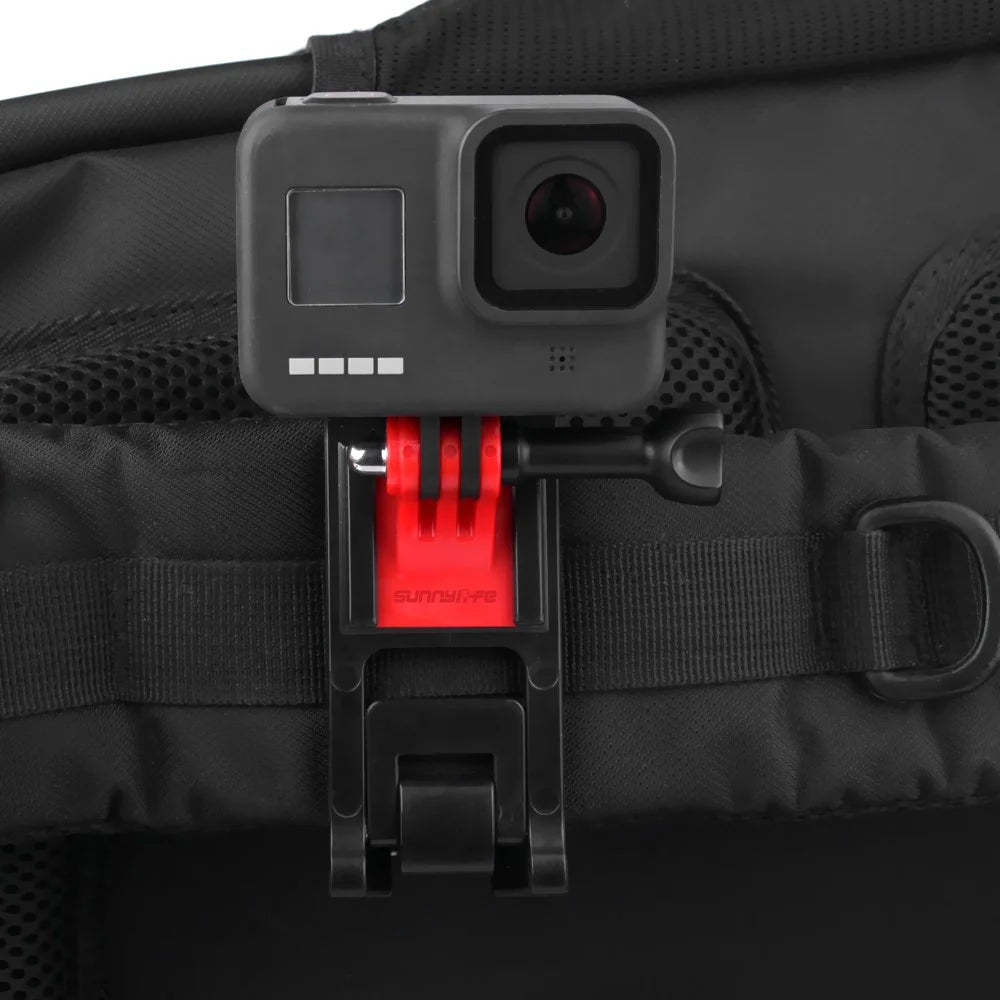 SUNNYLIFE TY-Q9261 Sports Camera Backpack Clip Mount Adapter for DJI Action 2 / GoPro 10 / GoPro 9 / Insta360 One R - 5