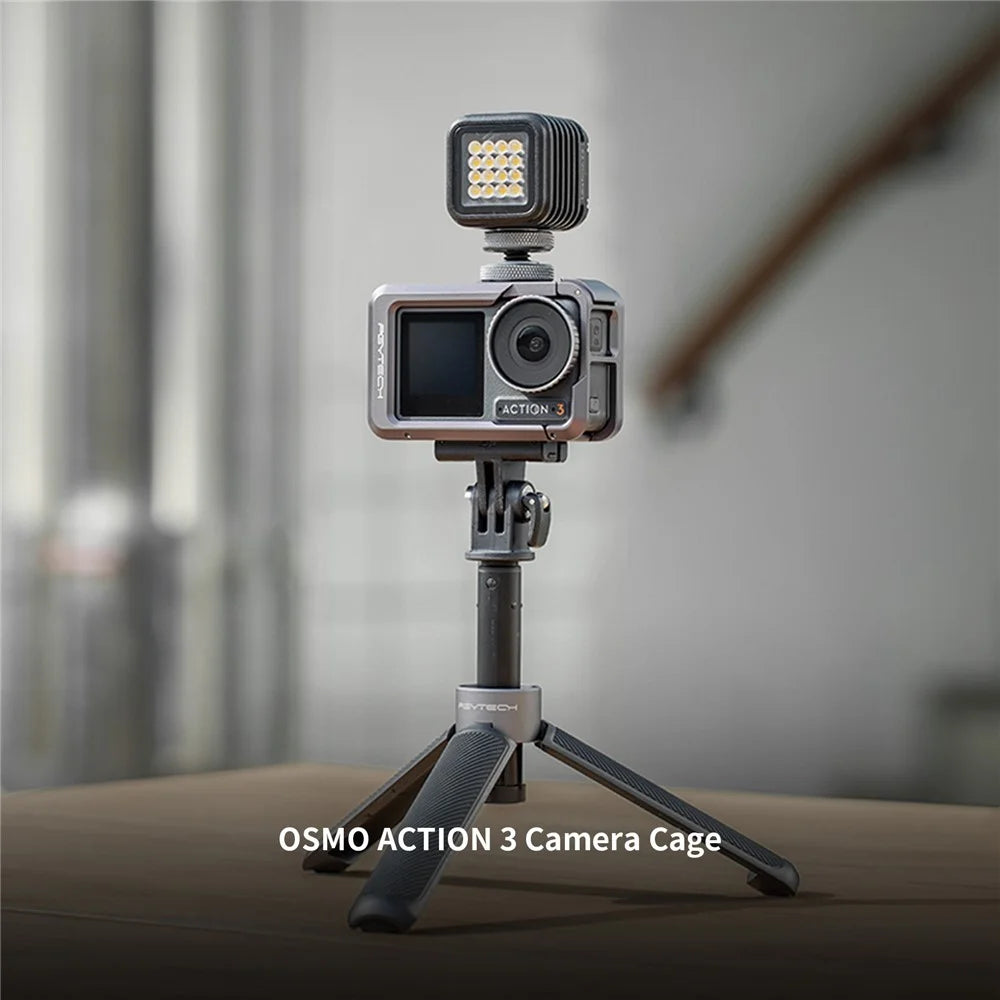 PGYTECH P-32C-020 Camera Cage for DJI OSMO Action 3 Aluminum Alloy Protective Case - 2