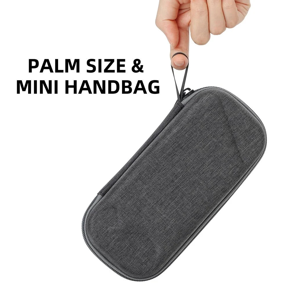 SUNNYLIFE IST-B589 Storage Bag for Insta360 GO 3 Action Camera Fabric+Suede Carrying Case - 7
